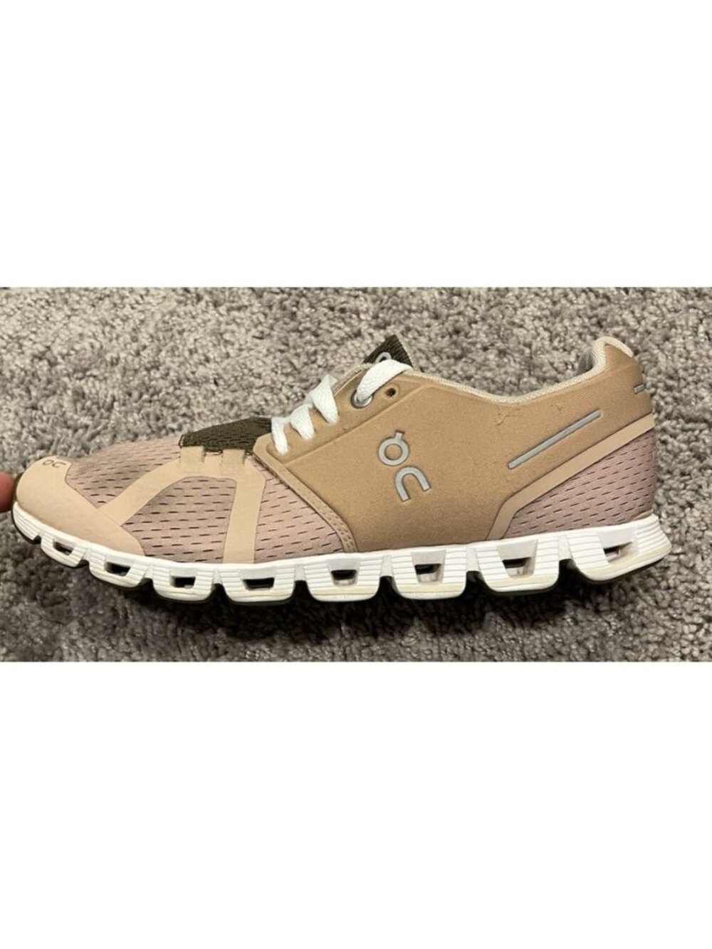 On Cloud 5 Running Womens Size 9.5 Rose Brown Fog Trainer Lightweight
